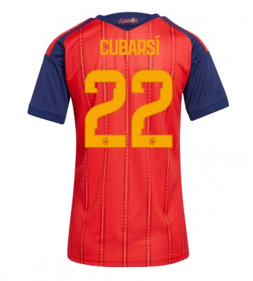 Spanien Pau Cubarsi #22 Replika Hemmatröja Damer VM 2026 Kortärmad